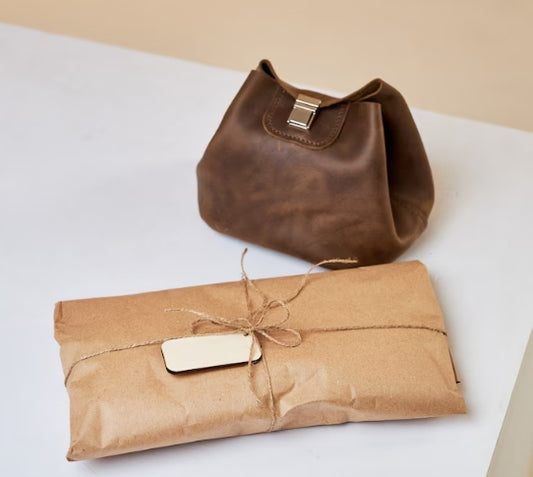 Leather Cosmetic Bag